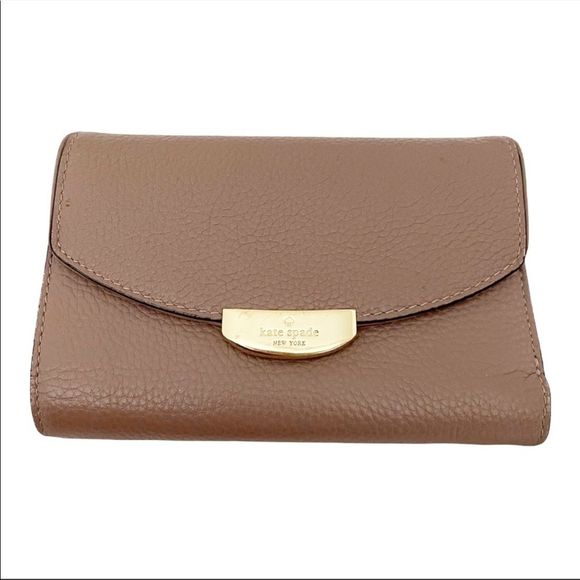 kate spade Handbags - Kate Spade New York Mulberry Street Callie Pebbled Leather Wallet